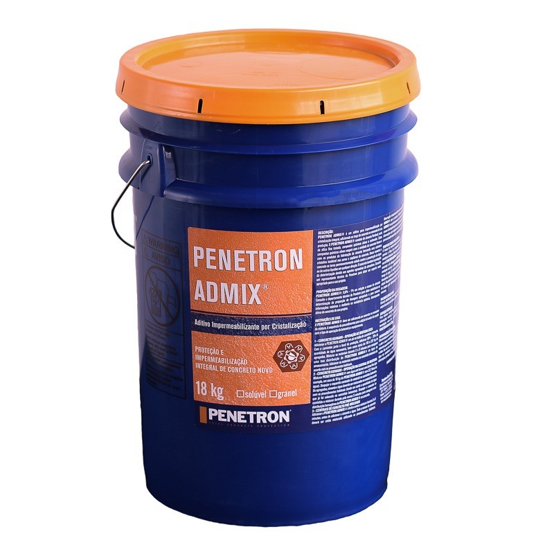 PENETRON ADMIX COM RASTREADOR SOLUVEL BALDE 18 KG